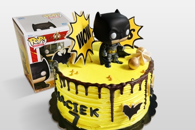 Tort z figurką Batman