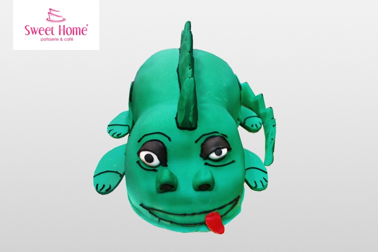 Tort zielony smok Tort zielony smok